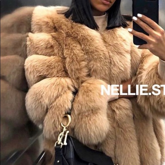 Nellie’s Jackets & Blazers - Nellie’s Studio (Nellie’s London) Fur Coat